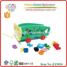 2015 New Wooden Educational Vehicle Toys